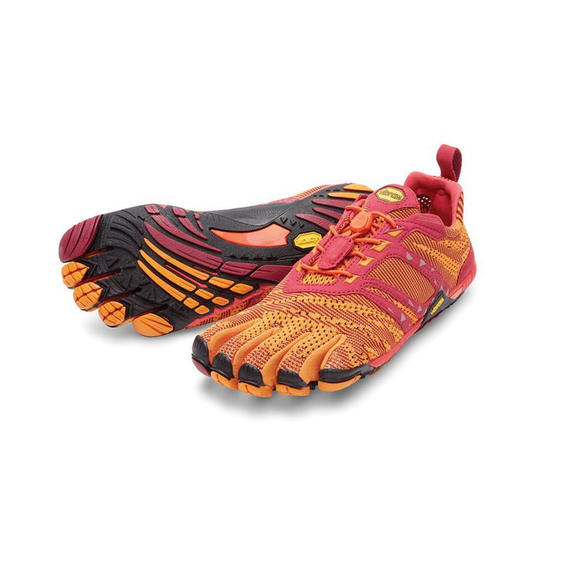 Vibram FiveFingers KMD EVO Férfi Túracipő - Piros/Narancssárga FWBU702